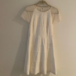 NWT Rebecca Taylor White Dress | Size 8